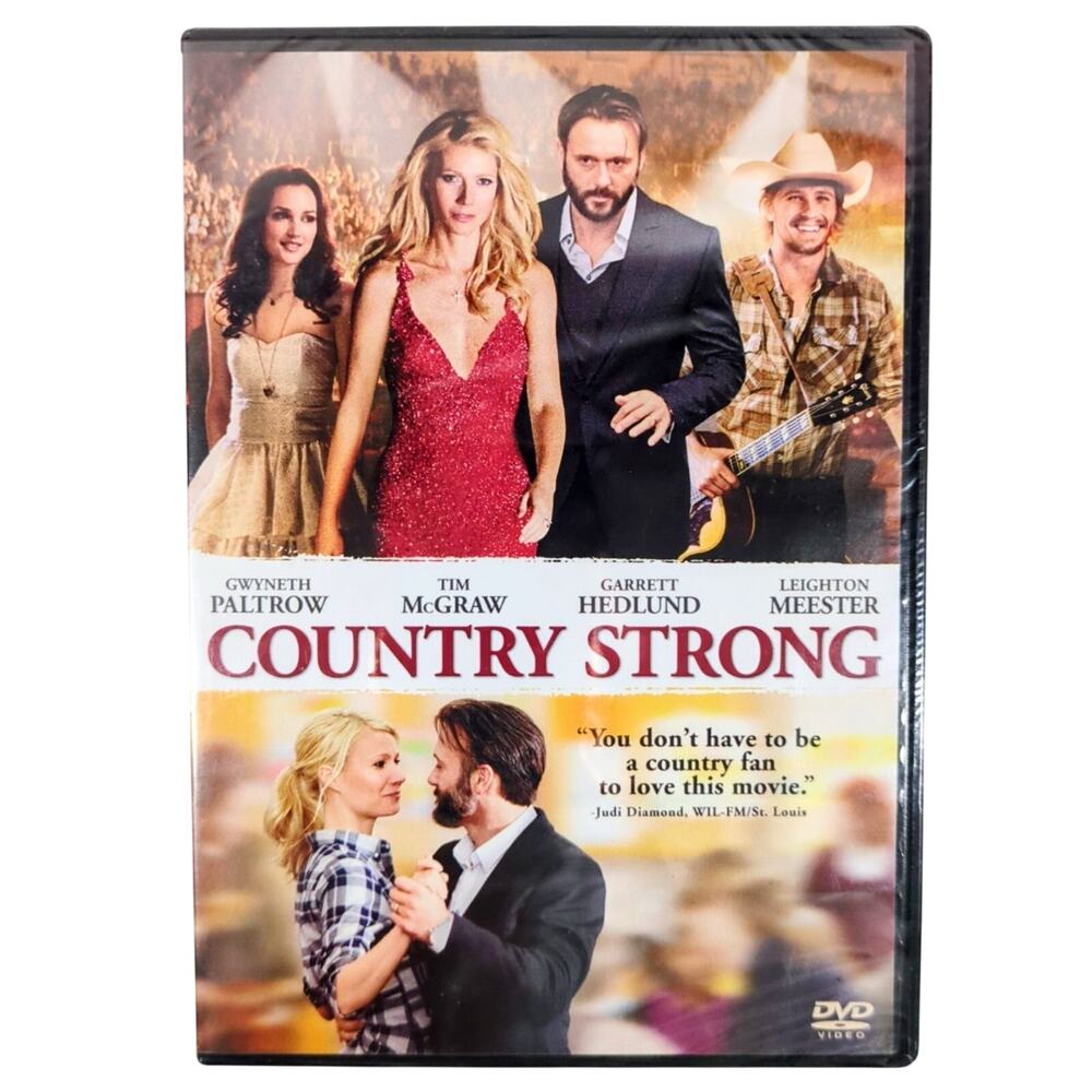 Country Strong DVD 2011 Gwyneth Paltrow Tim McGraw Garrett Hedlund New Sealed